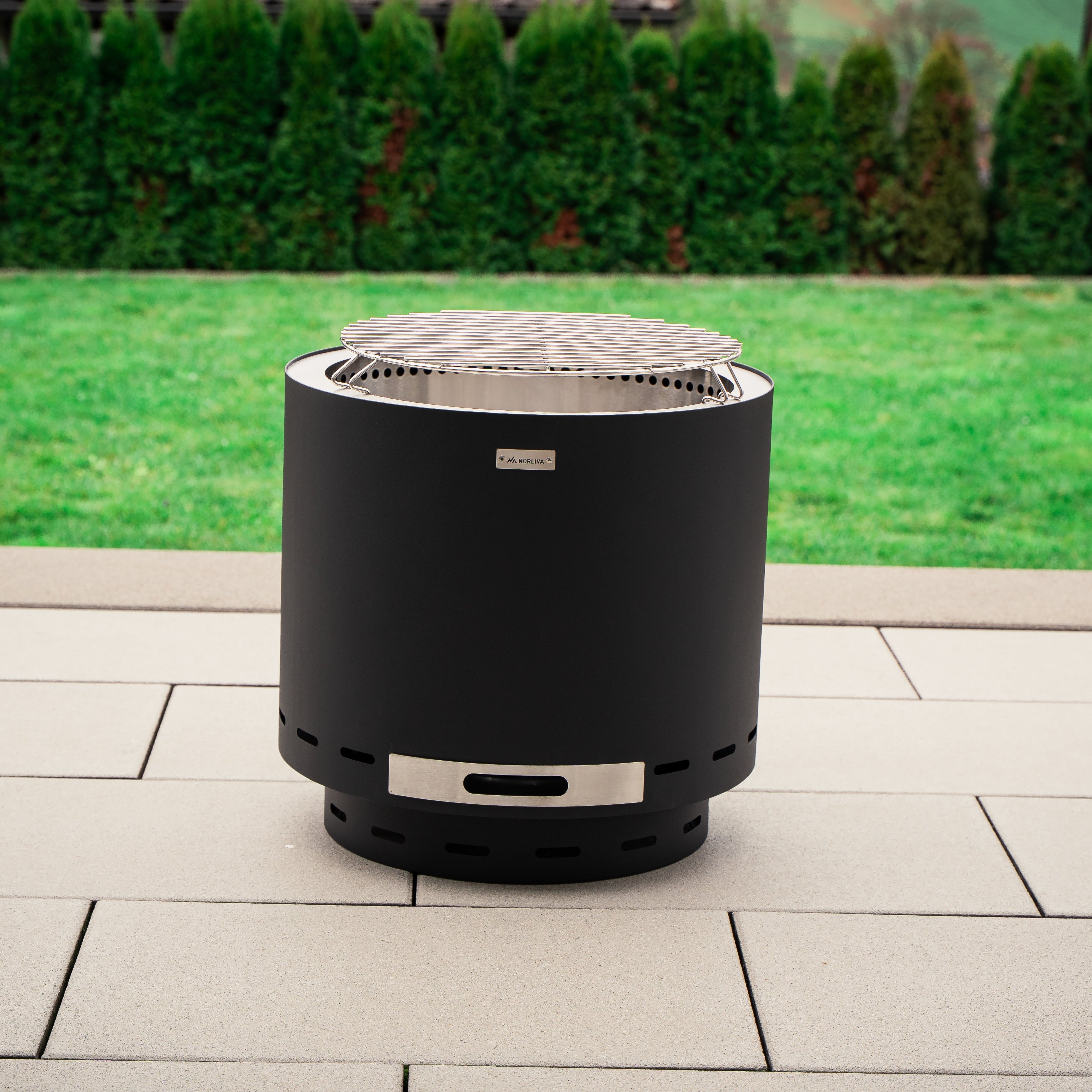 Set: Skara + Deckel + Grillrost