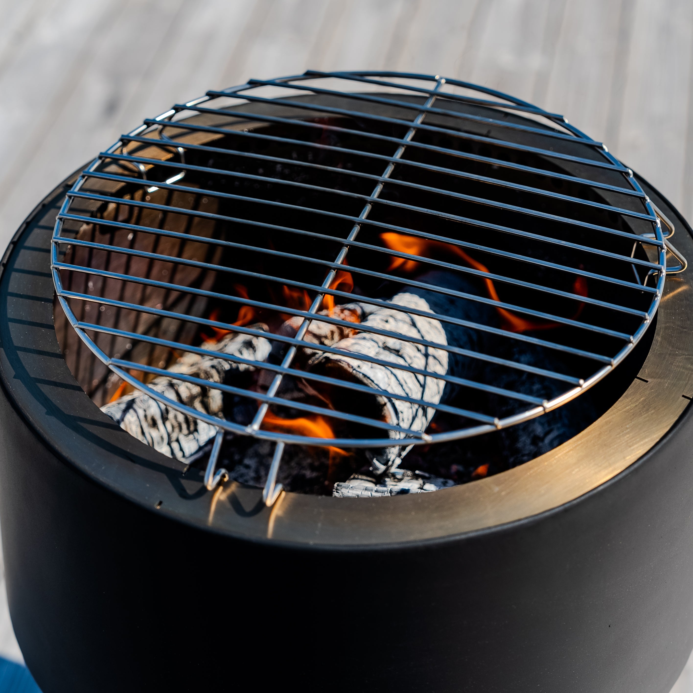 Set: Skara + Deckel + Grillrost