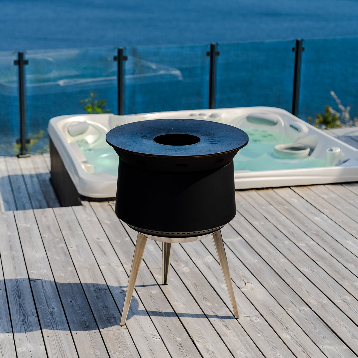 Feuerplatten-Grill, Plancha-Aufsatz Juna