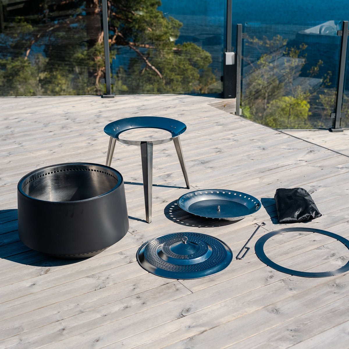 Set: Juna Pluss + Feuerplatten-Grill