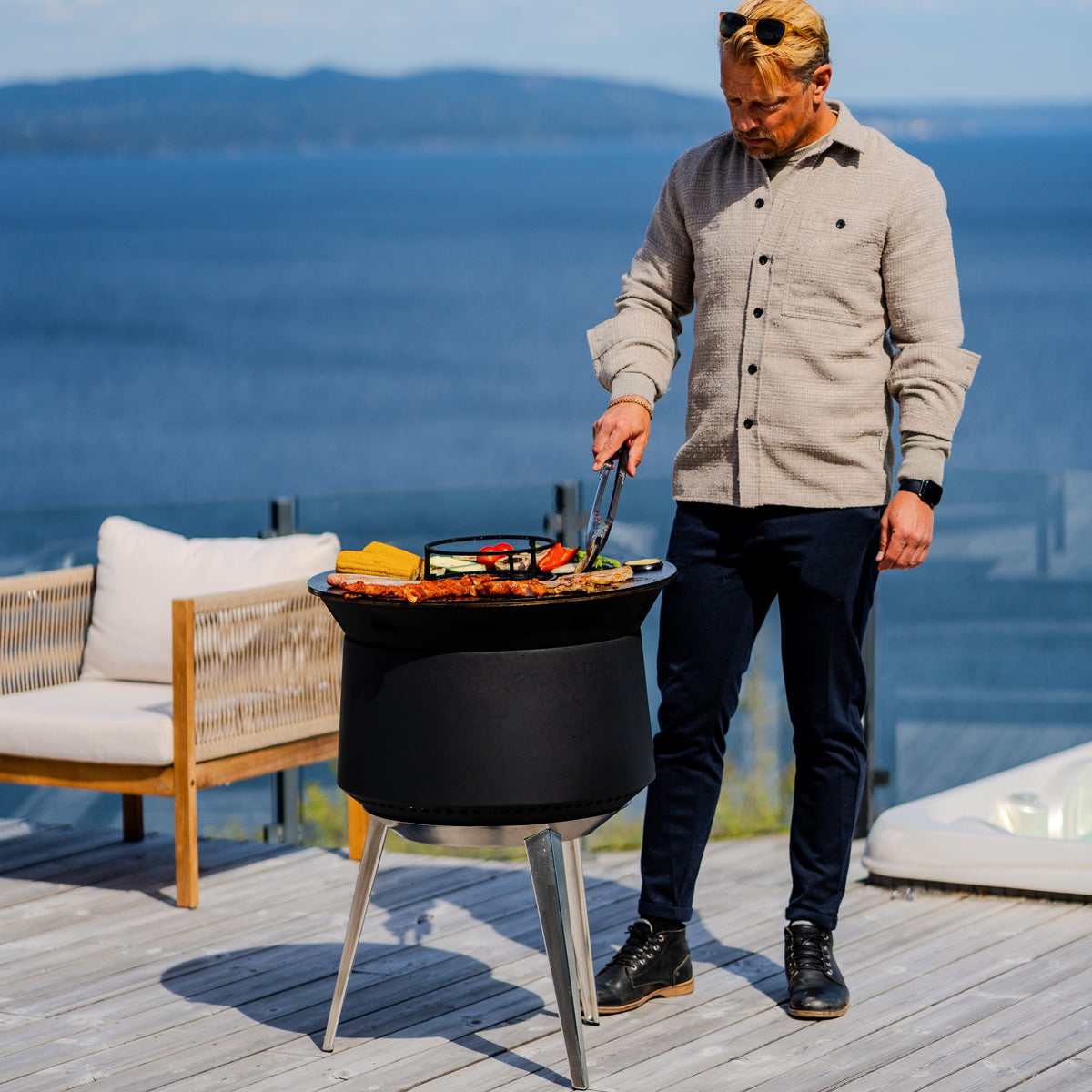 Set:Juna + Feuerplatten-Grill