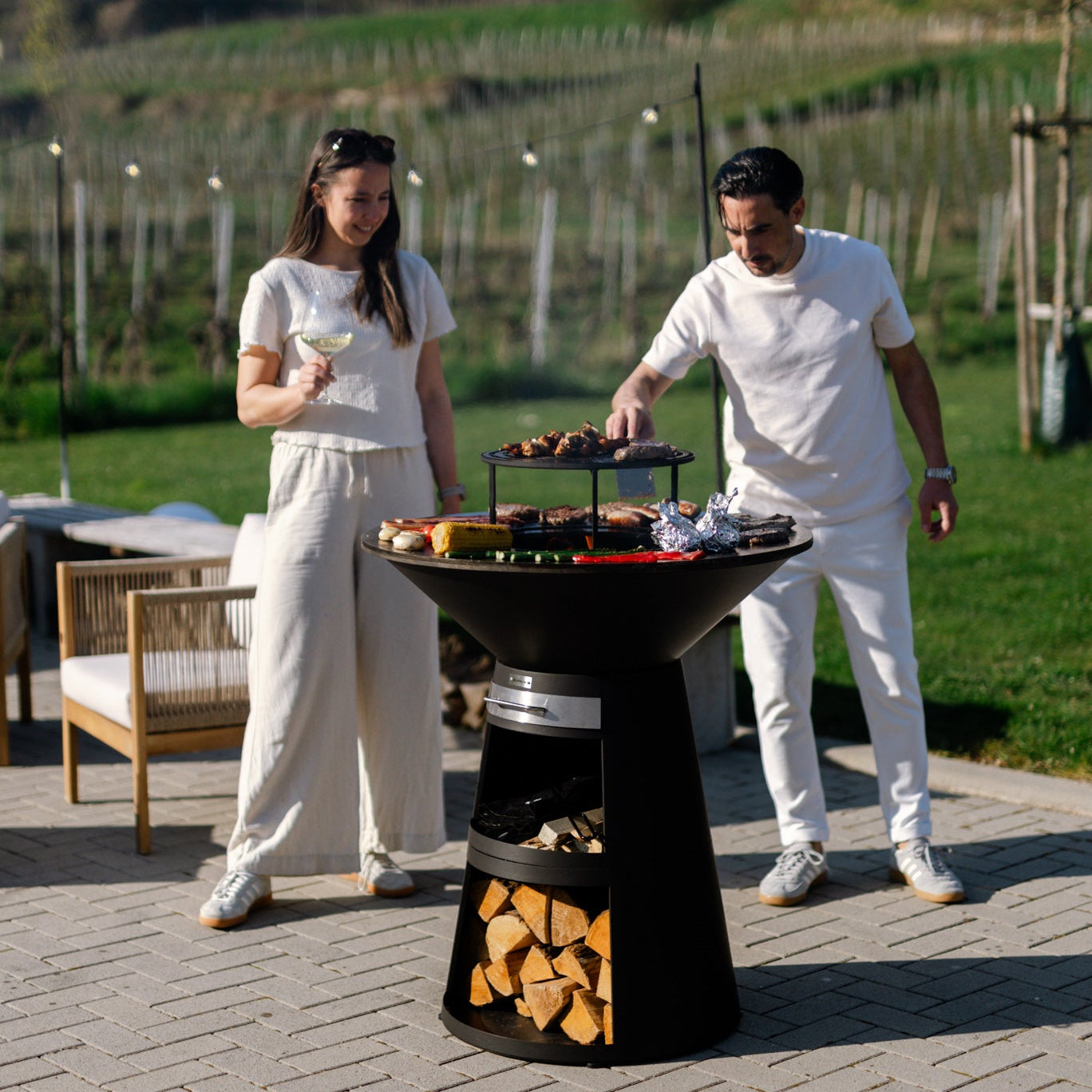 Feuerplatten-Grill Aska, 80 cm