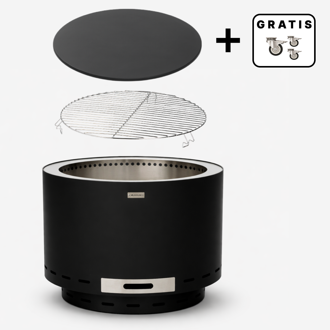 Set: Lunda + Deckel + Grillrost