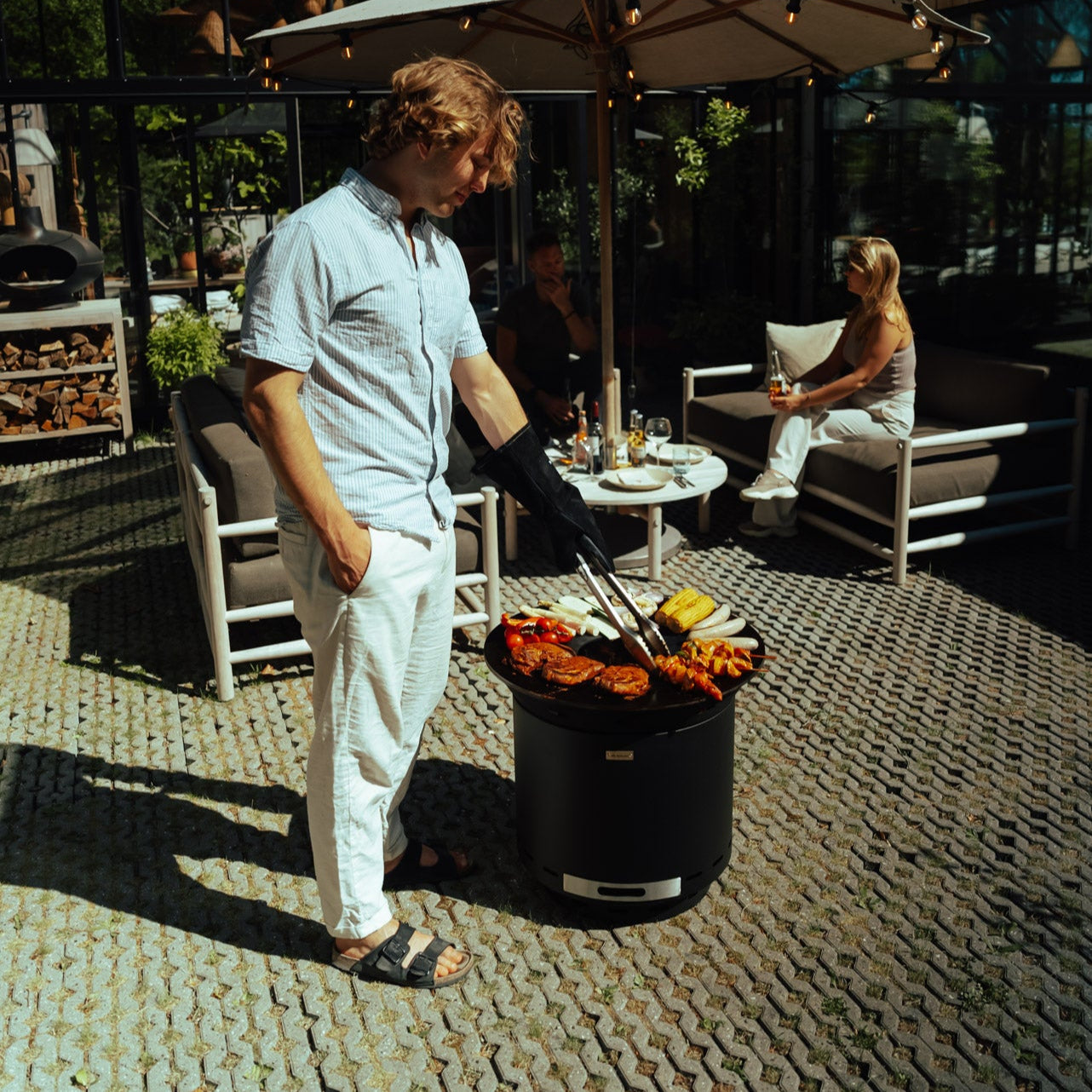 Set: Skara + Feuerplatten-Grill