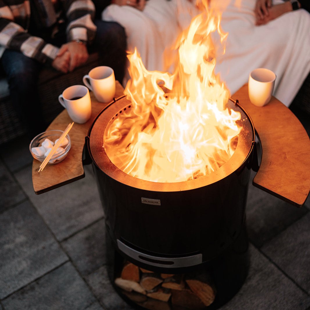 Set: Senja Pluss + Deckel + Grillrost + Seitenbretter