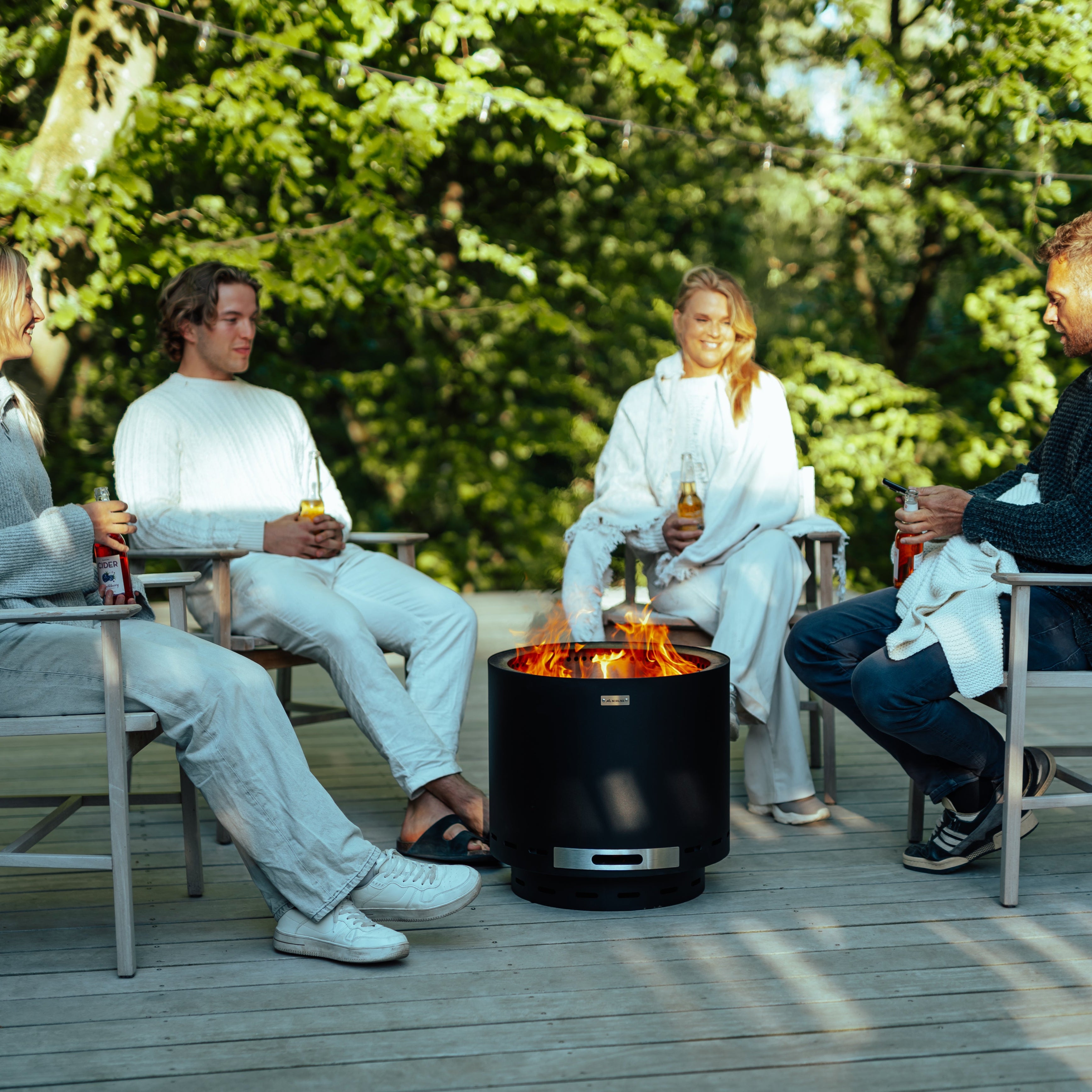 Set: Skara + Deckel + Gußeisen-Grillrost