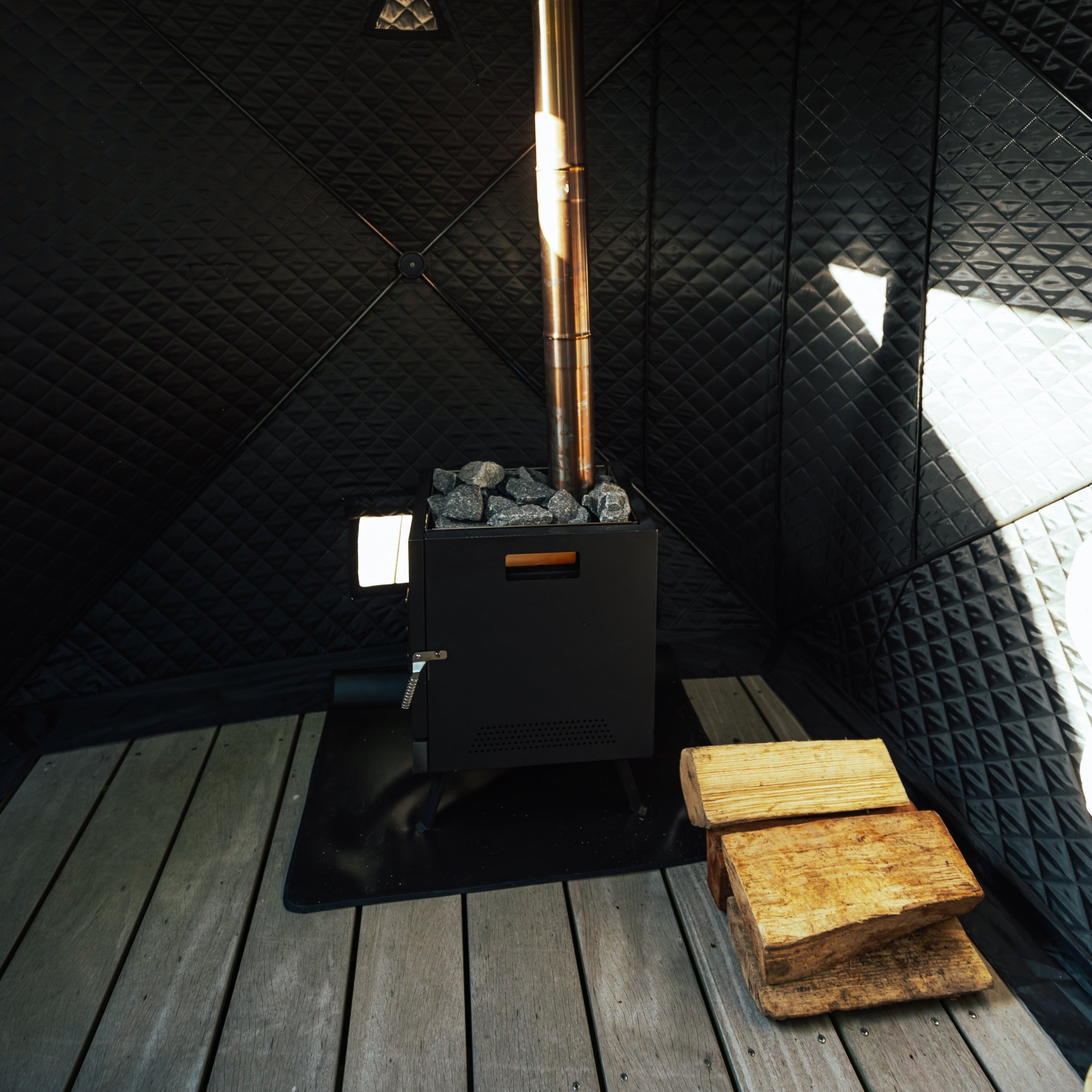 Saunaofen für Saunazelt Isen