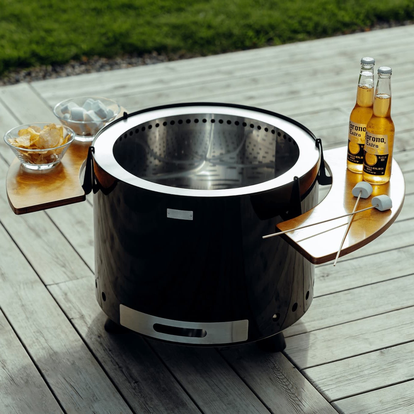 Set: Senja + Deckel + Grillrost + Seitenbretter