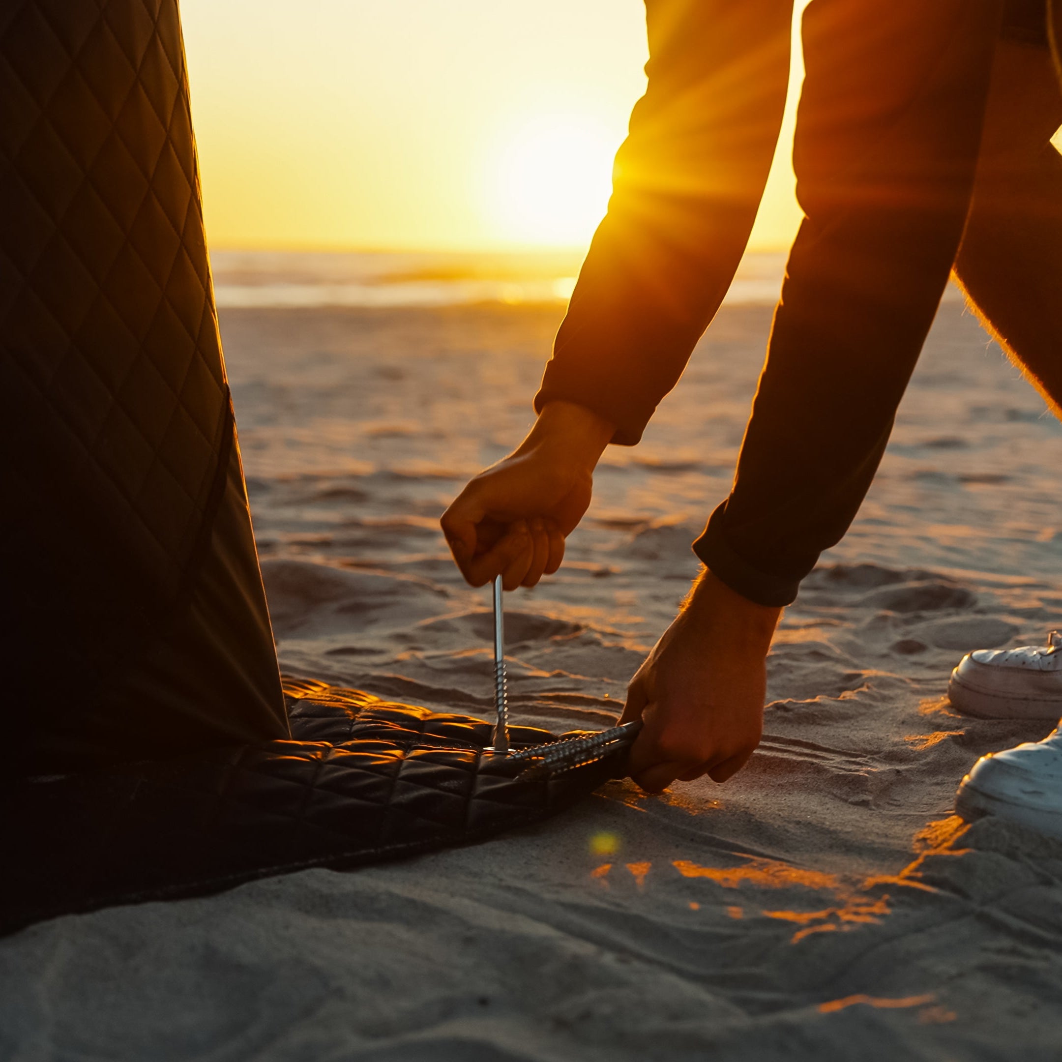 Set: Saunazelt Fjorden + Ofen + Sauna-Zubehör + Regenschutz + Bänke