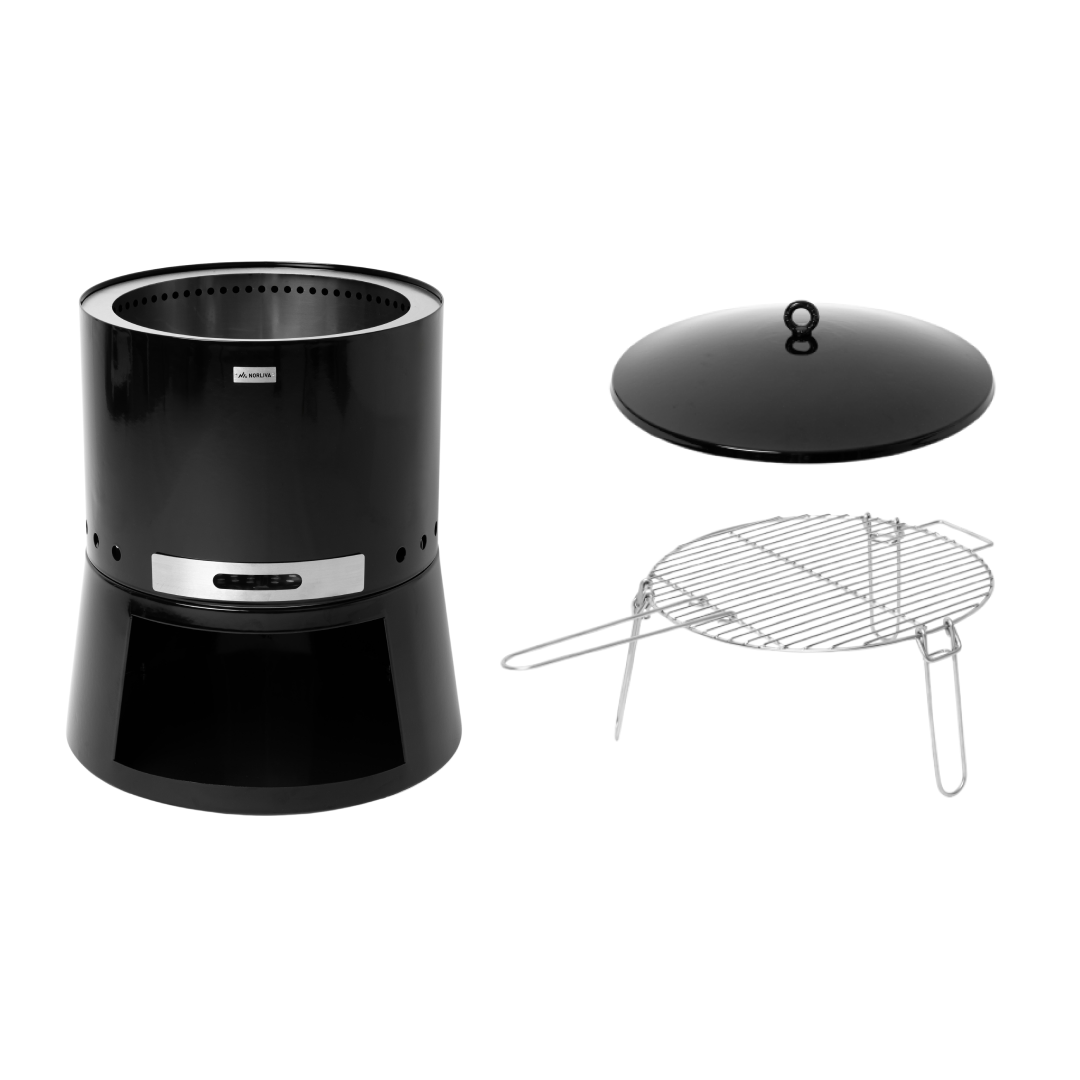 Set: Senja Pluss + Deckel + Grillrost