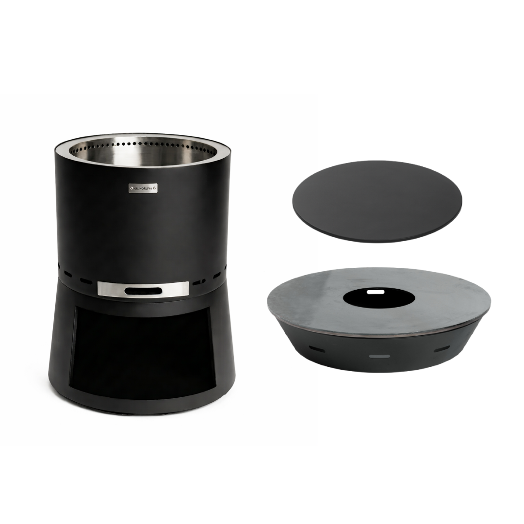 Set: Skara Pluss + Feuerplatten-Grill + Deckel