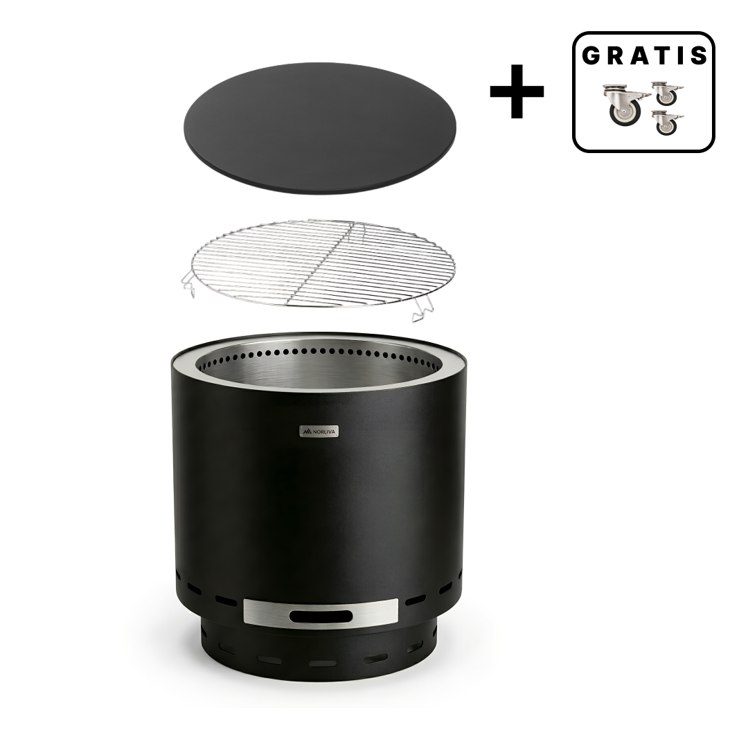 Set: Skara + Deckel + Grillrost