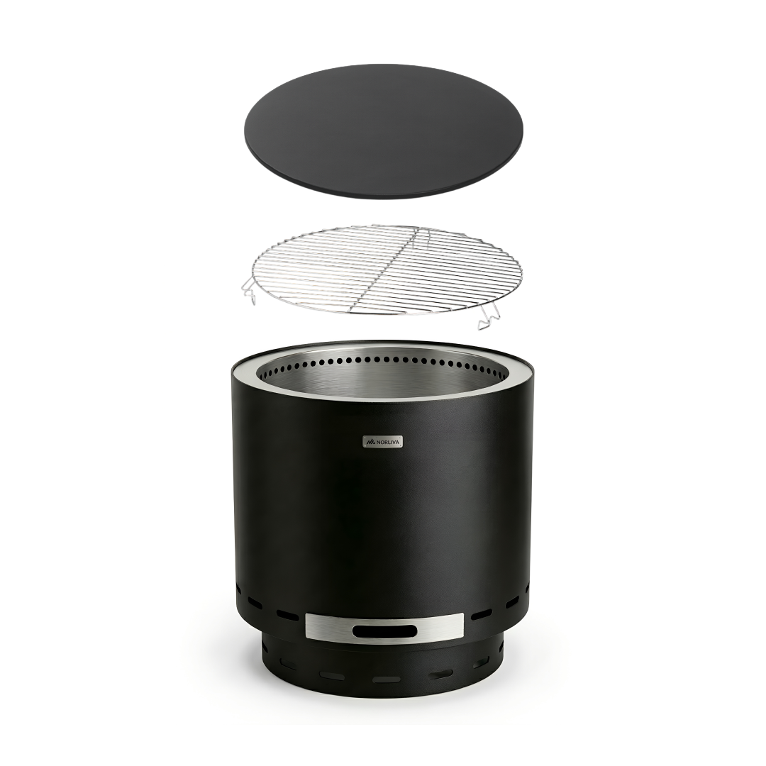 Set: Skara + Deckel + Grillrost