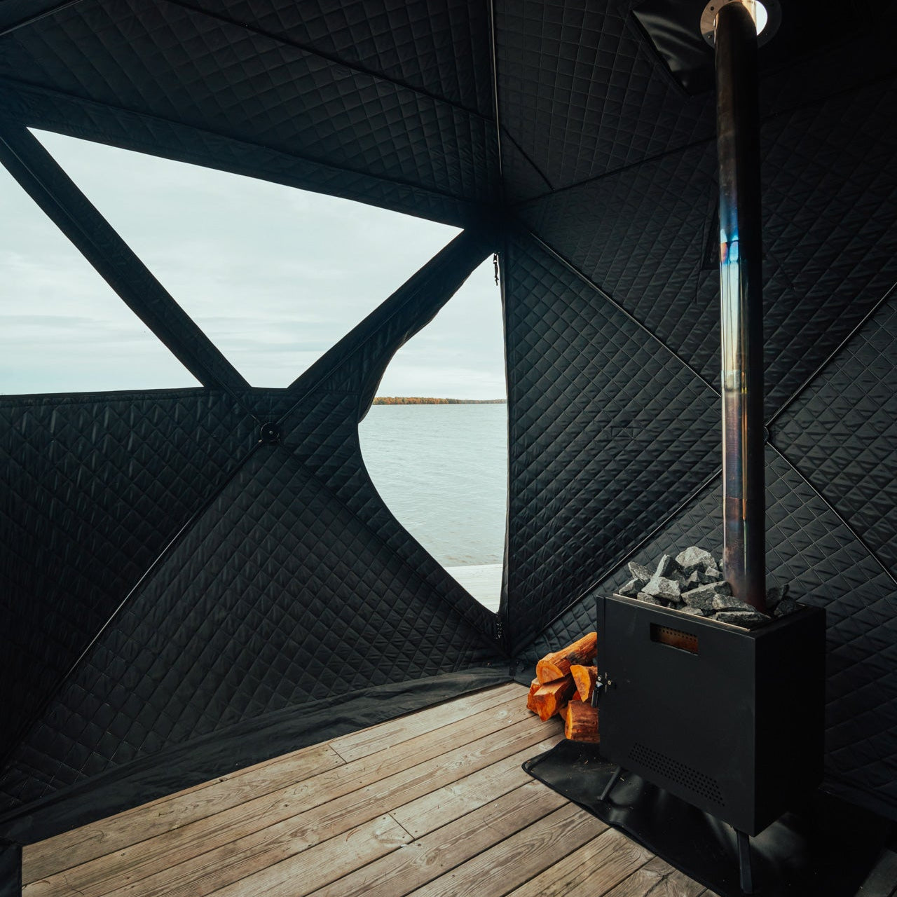 Saunaofen für Saunazelt Isen