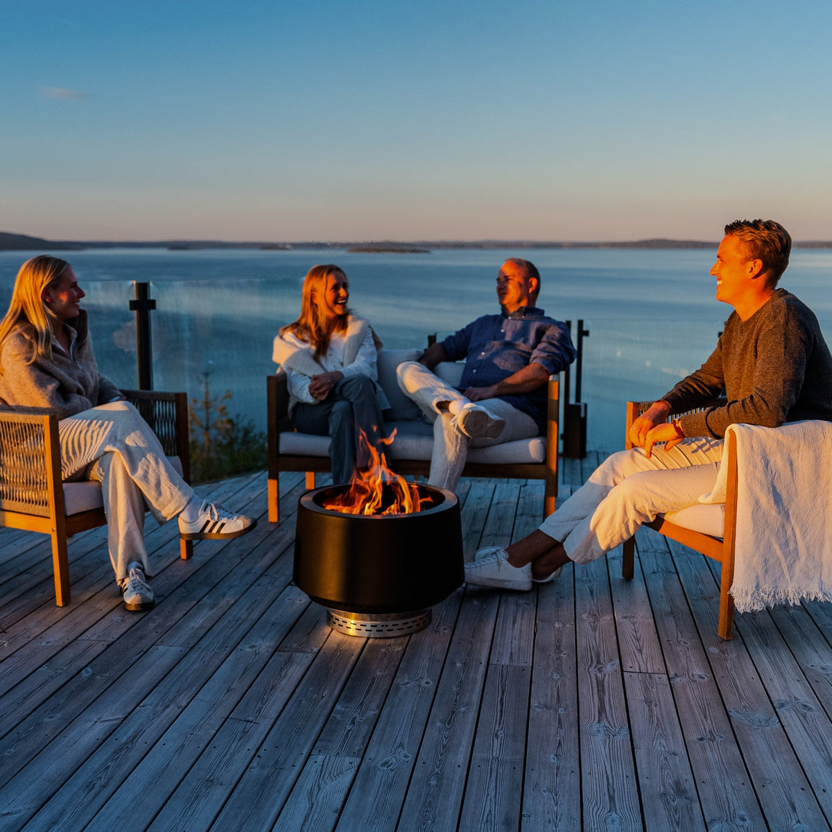 Set: Juna + Deckel + Feuerplatten-Grill + Pizzaofen-Aufsatz