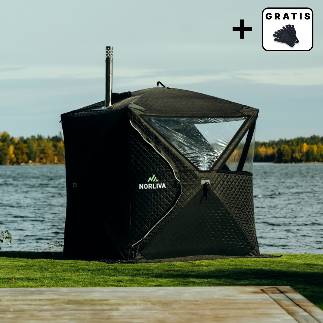 Mobiles Saunazelt Isen mit Saunaofen