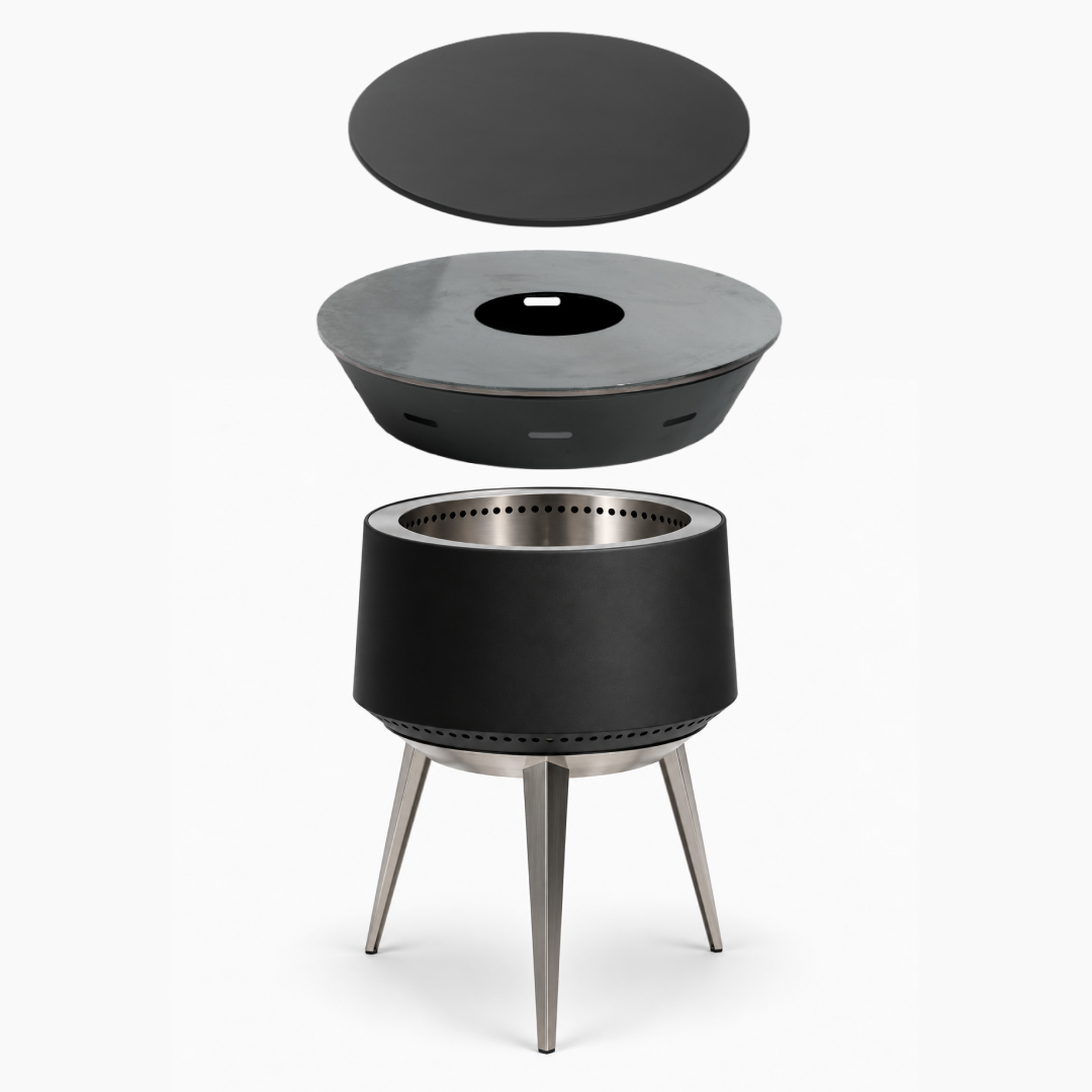 Set: Juna Pluss + Feuerplatten-Grill + Deckel