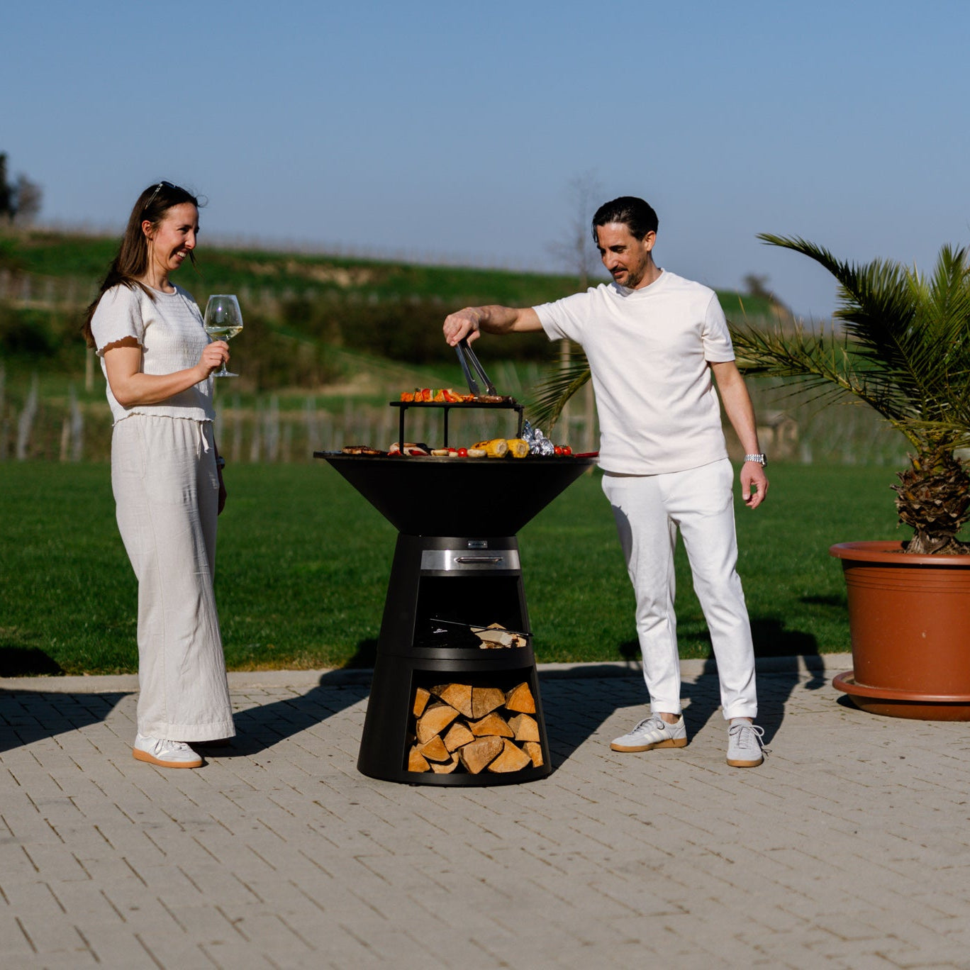 Feuerplatten-Grill Aska, 80 cm