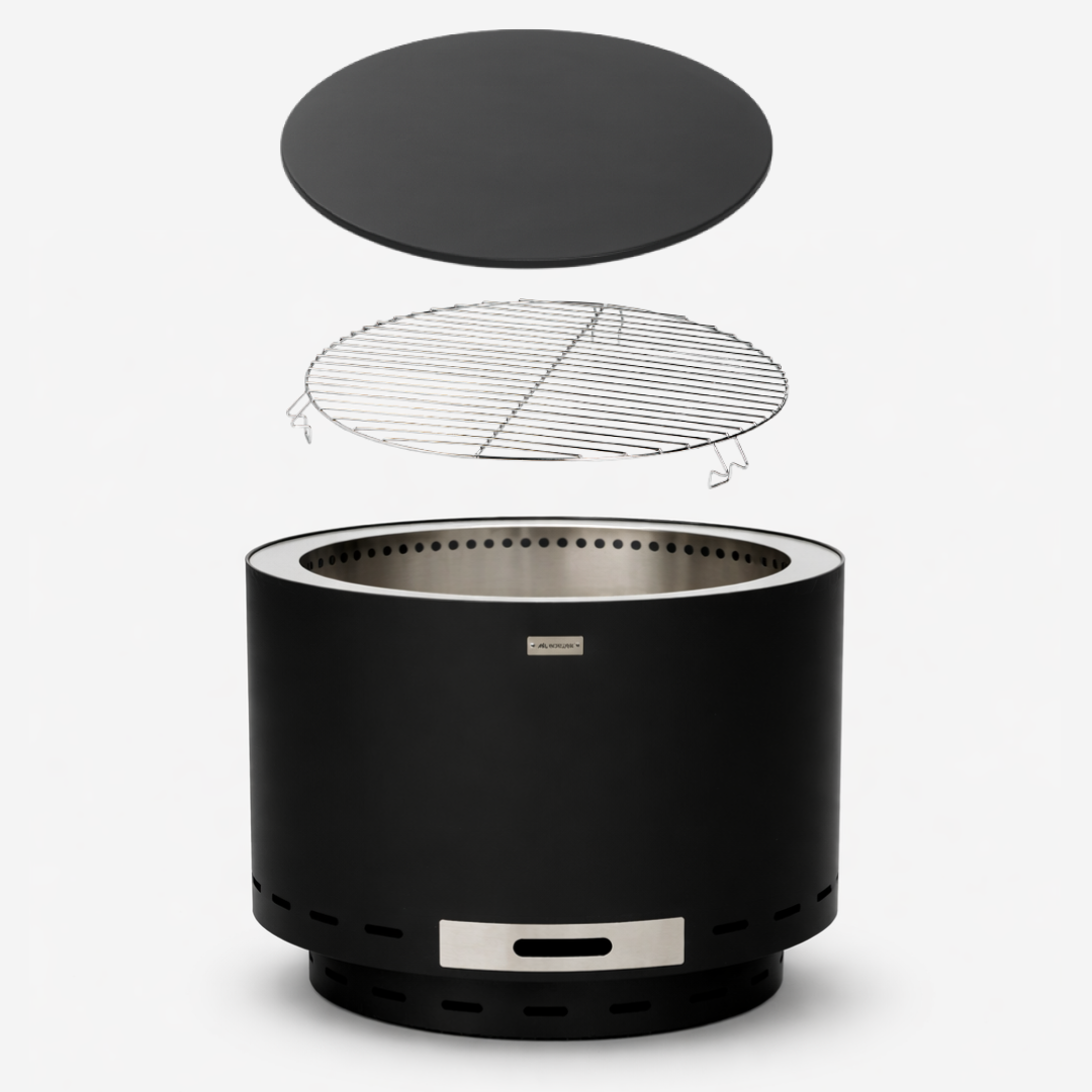 Set: Lunda + Deckel + Grillrost