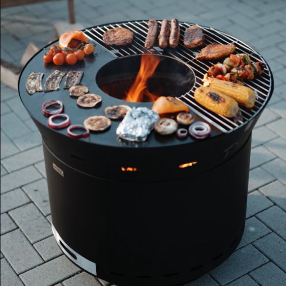Grillrost für Feuerplatten Aufsatz Lunda