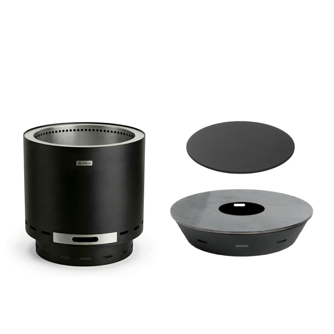 Set: Skara + Feuerplatten-Grill + Deckel