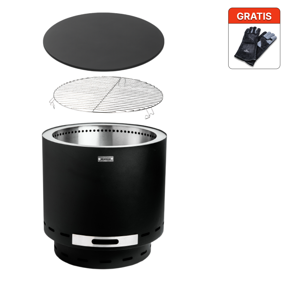 Set: Skara + Deckel + Grillrost