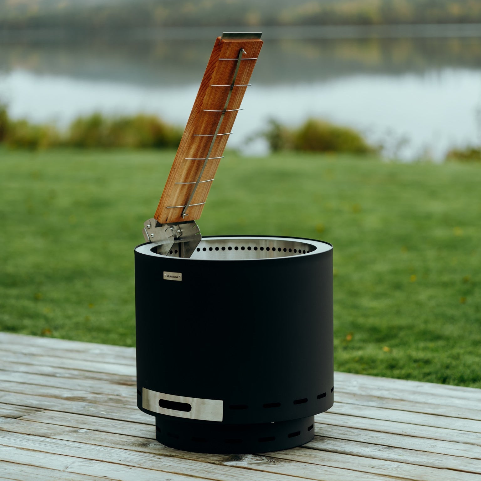 Norliva Flammlachsbrett für Feuerschale